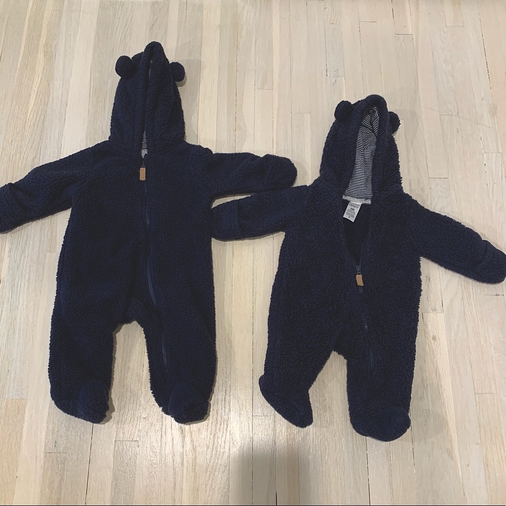 Two Carter’s Jackets - Sherpa Pram (NB & 0-3)
